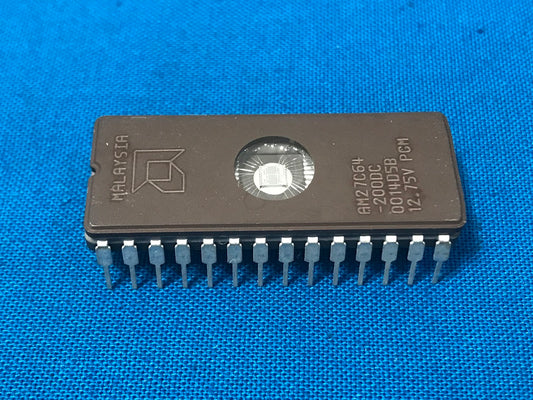 AM27C64-200DC  EPROM memory  (8K x 8) Parallel 200 ns  28pin dip (sold in lot of 8pcs)