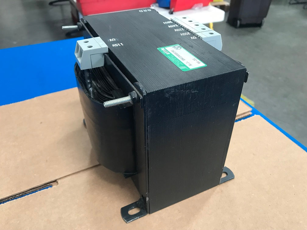 QUALITY TRANSFORMER  and ELECTRONICS MODEL NO. 8484, Step up Transformer, Size  6.250 x 7.50 x 6.50, it weight 48lbs