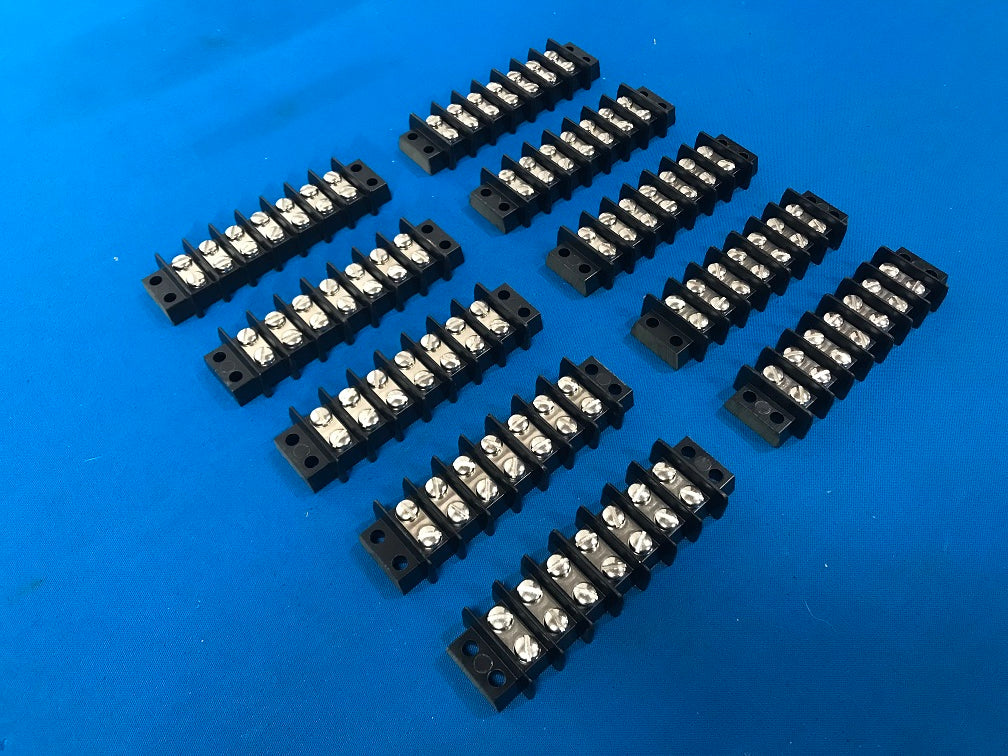 354-11-07-001 CINCH Connectors 10 position terminal strip  20A-250v  14-28 awg (sold in lot of 10pcs)