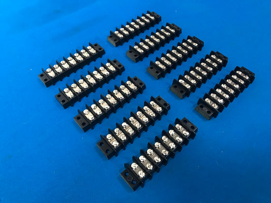 354-11-07-001 CINCH Connectors 10 position terminal strip  20A-250v  14-28 awg (sold in lot of 10pcs)