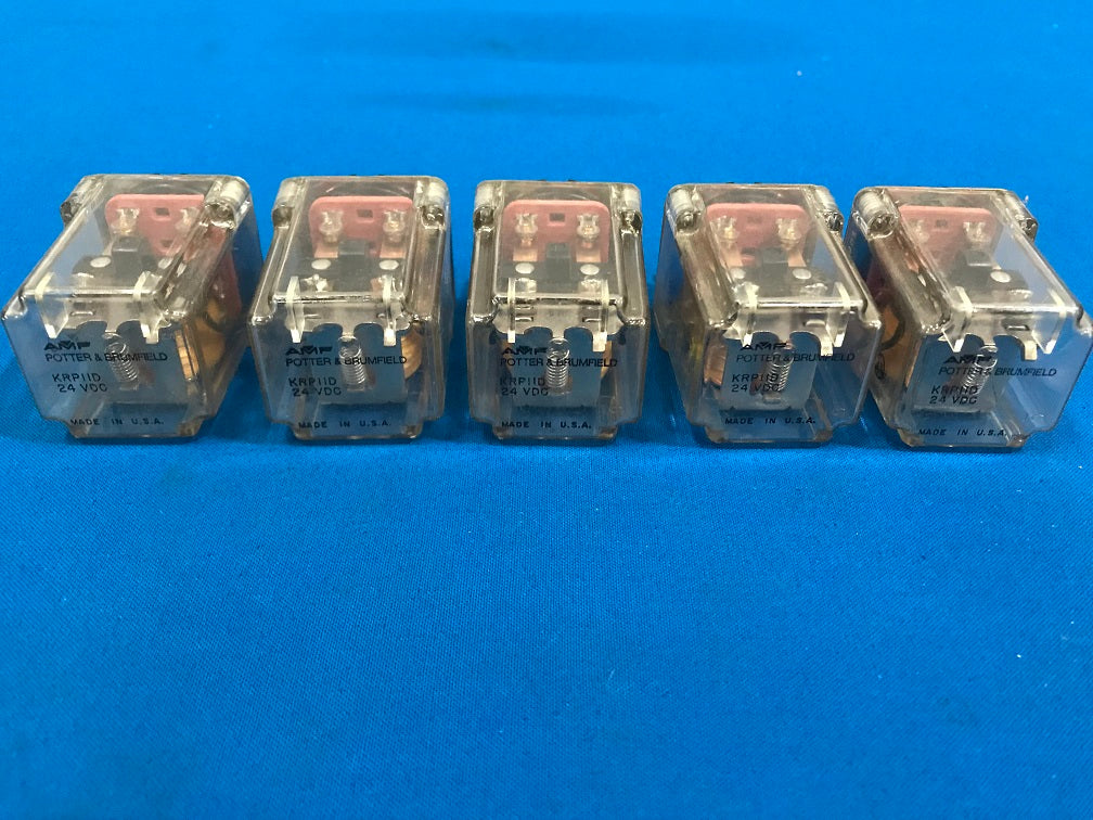 krp11d Potter & Brumfield 24vdc relay  (sold in lot of 5 pcs)