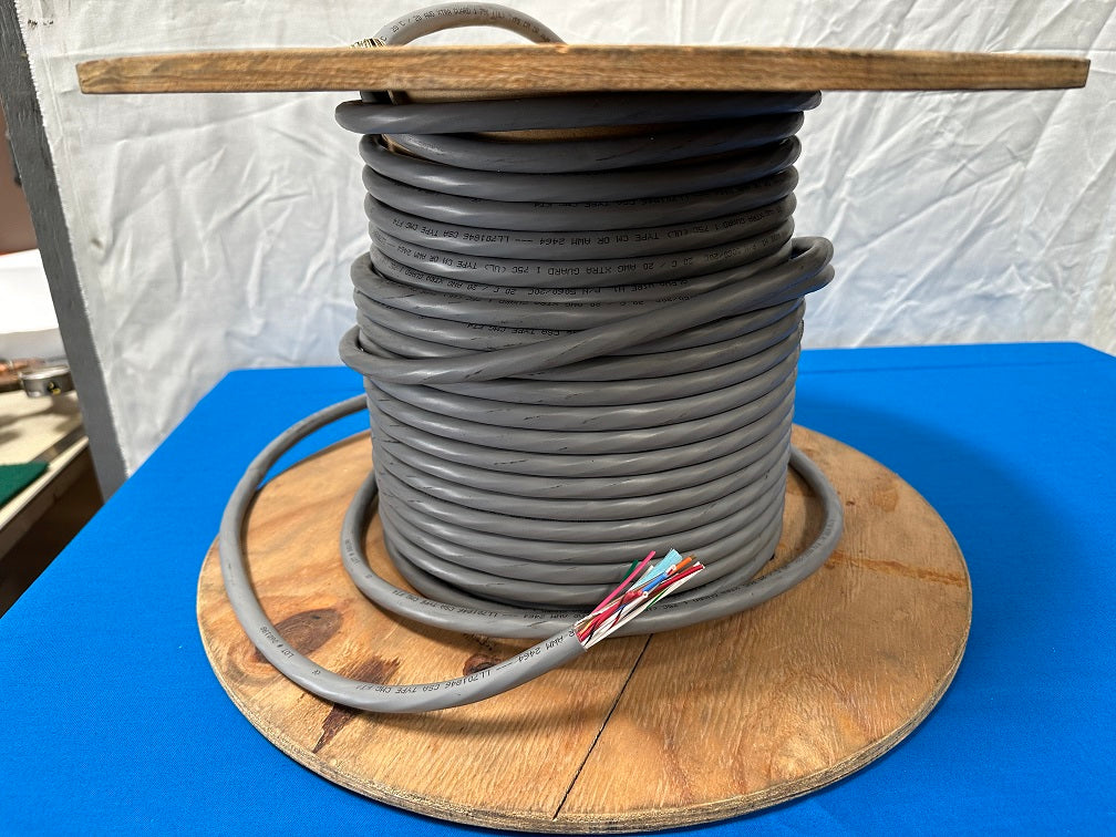 ALPHA WIRE H1 P/N 5060 /20 conductor / 20awg  87 feet long  xtra guard 1 75c (ul) type cm or awm 2464---ll701846 csa type cmg ft4