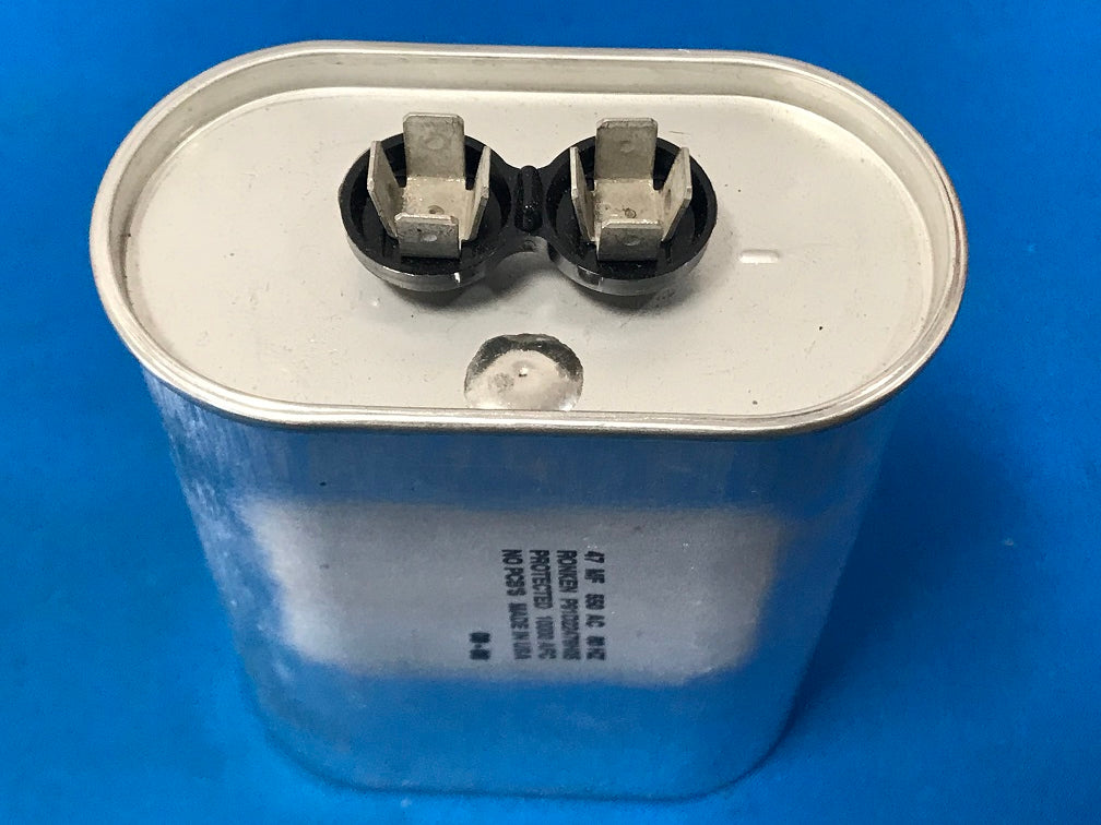 RONKEN P91D22476H05, Motor Start Capacitor, 47mfd, 550vac, 60hz,