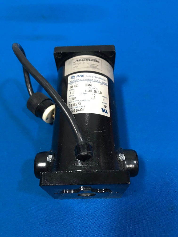 3130273 RAE Corporation, DC motor 0-90VDC  1800 RPM