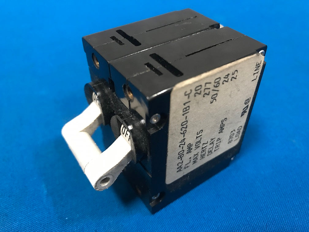 aa2-b0-24-620-1b1-c   Carlingswitch inc.  20 amps circuit breaker 2 POLE