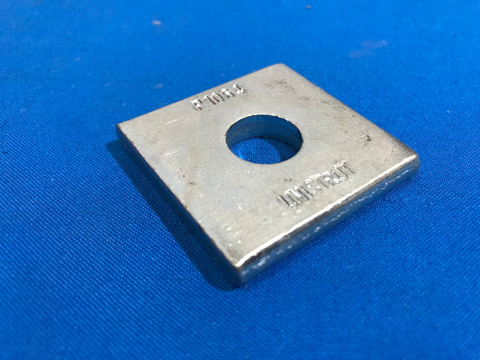 UNISTRUT P1064, Square washers 1-5/8 x 1-5/8 material thickness .250  (sold in lot of 35 pcs)