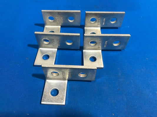 UNISRUT P1038,  3 Hole right offset angle for unistrut, (sold in lot of 5 pcs)