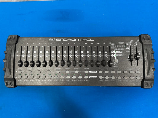 BLIZZARD SNOKONTROL DMX FONTROLL FOR 12 X 32 CHANNEL FIXTURES