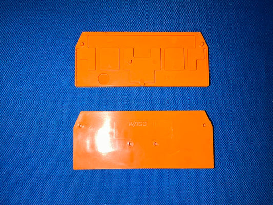 280-326 Wago Terrminal block end plate (sold in lot of 22 pcs)